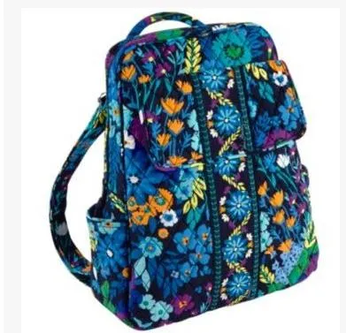 Небольшой рюкзак кампус рюкзак хлопок цветок мешок школы рюкзак мешок школы путешествия колледж 100% реальный