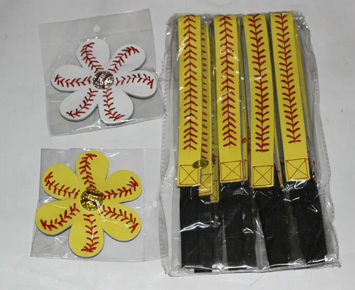 7 inch honkbal haar boog softbal haar boog witte honkbal juichen boog voor cheerleader meisjes school