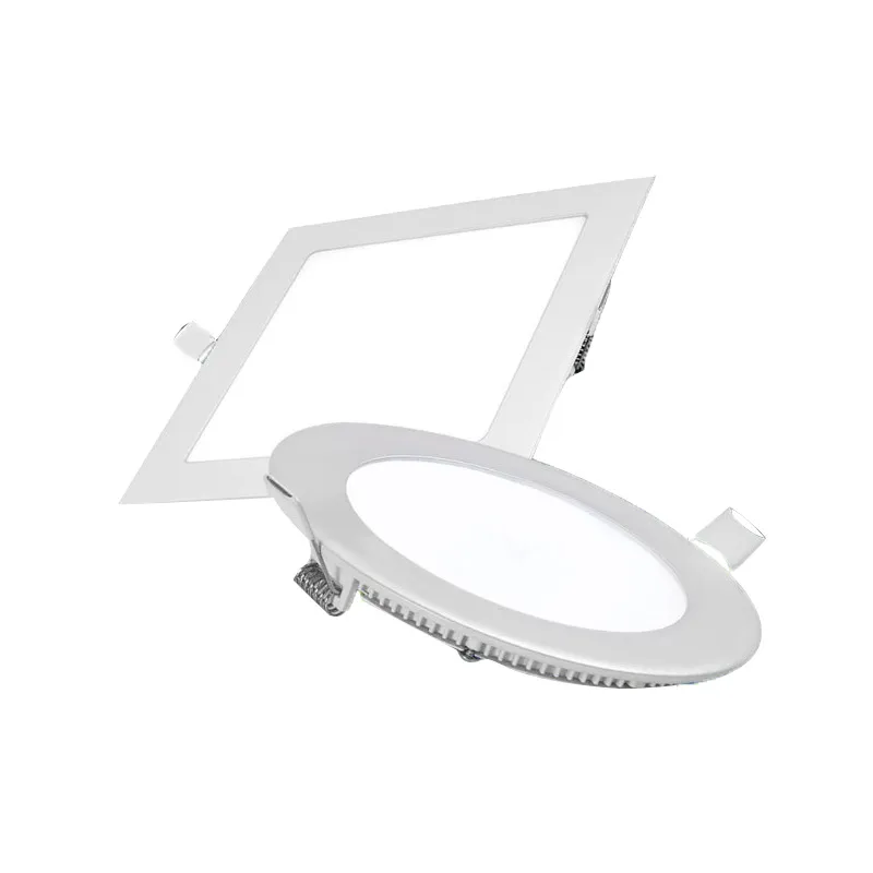 Ultradunne ronde vierkante led downlights 4W 6W 9W 12W 15W 18W 21W verzonken LED-paneel Licht SMD2835 LED Plafond Down Lights Lampen