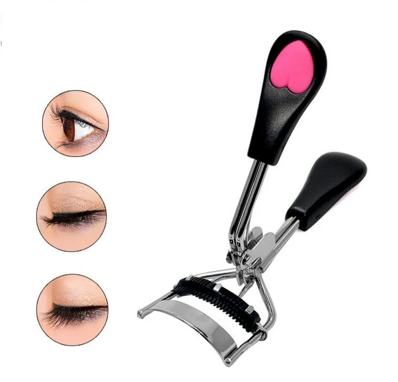 Anländer damer makeup eyelash curling ögonfransar curler med kam ögonfransar clip skönhet verktyg stilfullt DHL gratis skepp