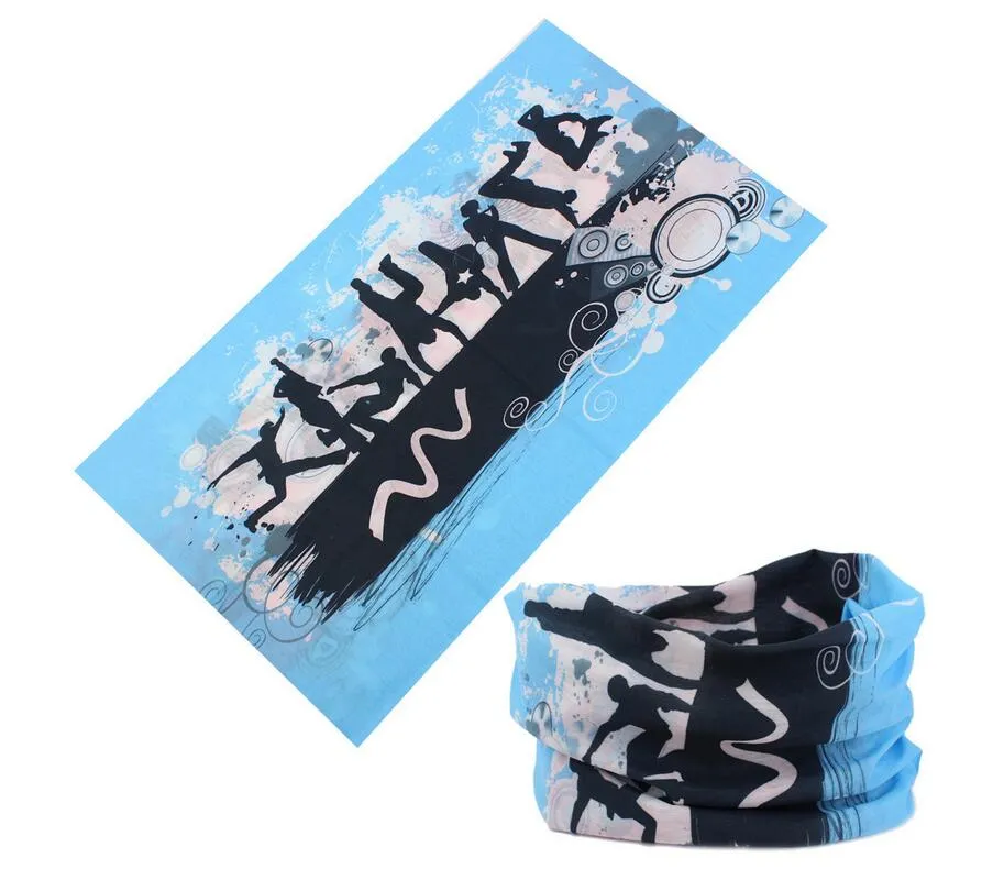 gym sport bandanas multifonctionnel extérieur cyclisme écharpe magique turban solaire brouillard de cheveux masque masque cuivre cyclisme écharpe magique turban