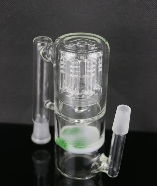 물 담뱃대 8x 암 ashcatcher jade honeycomb percolator ashcather 18 / 14mm 공동 봉 애쉬 커브