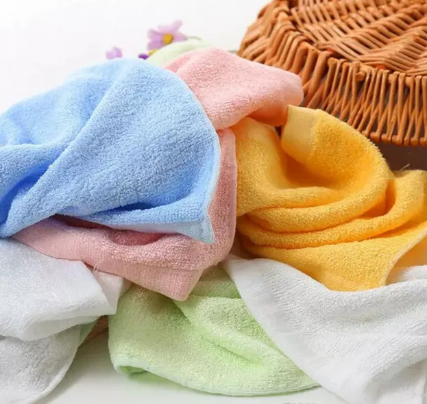 2017 new Towels Robes Soft Bamboo Organic Baby Flannel Face Hand Embroidered Towel Washcloth Wipes 9158709