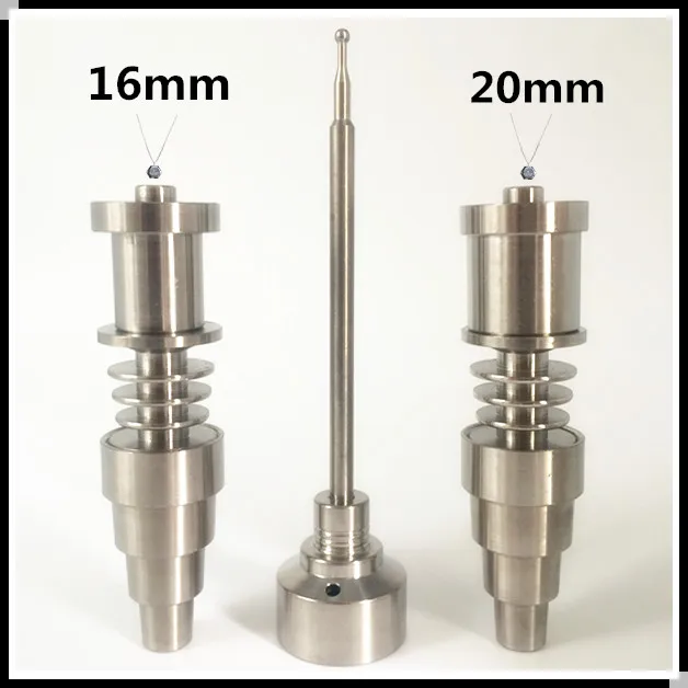 Factory Directly Sell E Dab Nail 6 in 1 Domeless Titanium enail fit 16mm/20mm Heater Coil wholesale Price for Sale