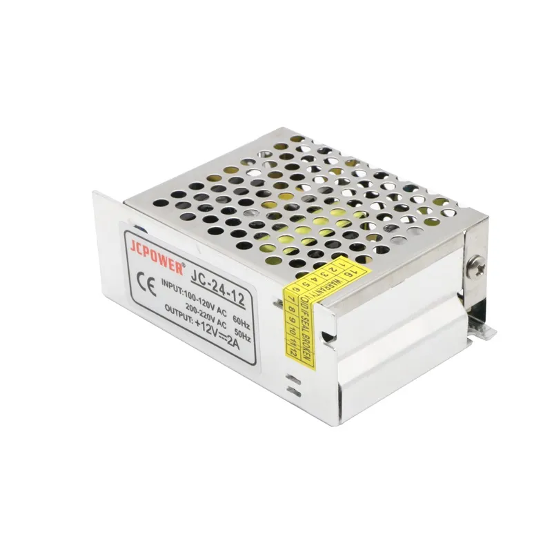 Transformateur d'éclairage 12V 2A 24W 110V220V, pilote LED de haute qualité pour bande LED, adaptateur d'alimentation 3790521