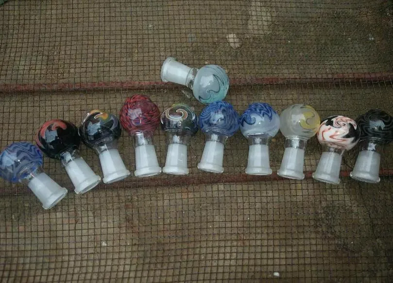 Accessoires multicolores pour bangs à bulles aquarelle ﾠ, Pipes en verre pour brûleur à mazout