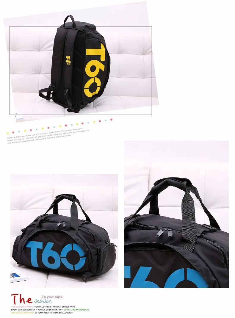 T60 Polyester Gym Sports Bag