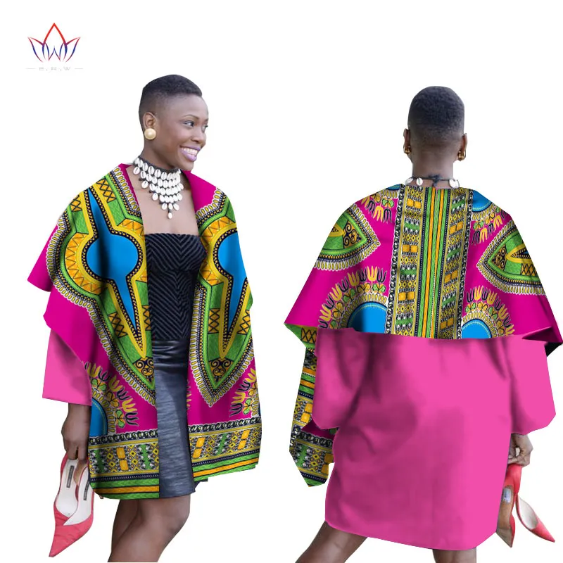 أزياء أنقرة الأصل تصاميم إمرأة كيب معطف معاطف FAashion Dashiki أفريقيا طباعة زائد الحجم المرأة Clotheswy1139