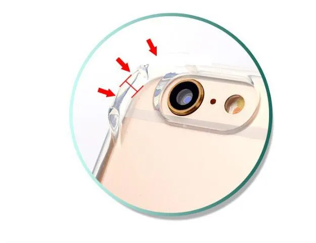 Capas de TPU macias fortes à prova de choque de 1,0 mm para iPhone 15 14 13 Pro Max 12 11 XR XS X 8 7 6 SE 5 5S Iphone15 Transparente cristal transparente quatro cantos em gel capa traseira em branco