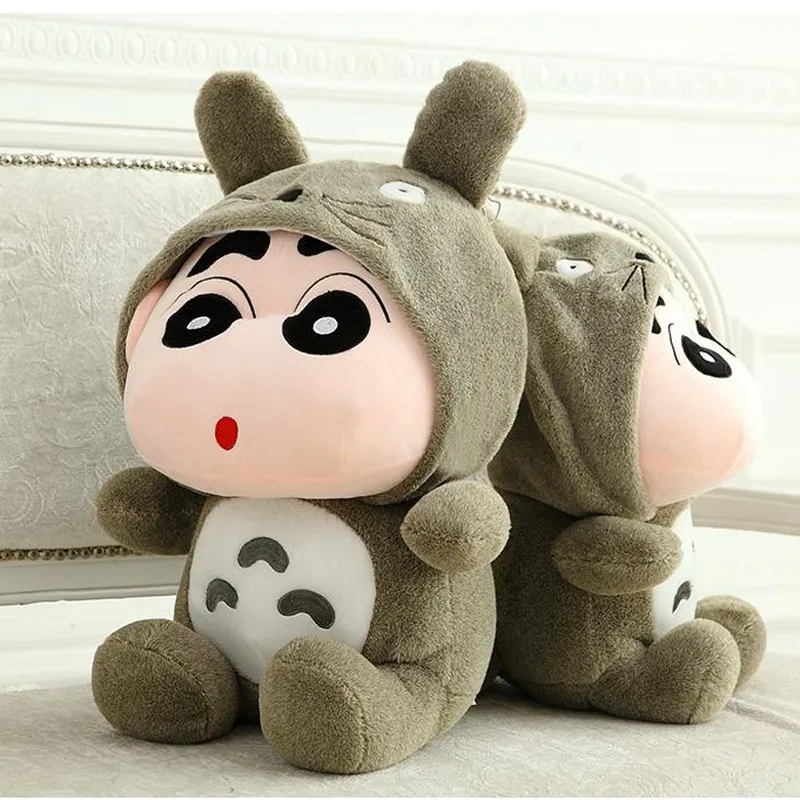 Bek Belangrijk nieuws zaad Hot Japanse anime shin-chan totoro kleding crayon shin chan figuur knuffels pluche speelgoed voor baby Bek Belangrijk nieuws zaad Hot Japanse anime shin-chan totoro kleding crayon shin chan figuur knuffels pluche speelgoed voor baby