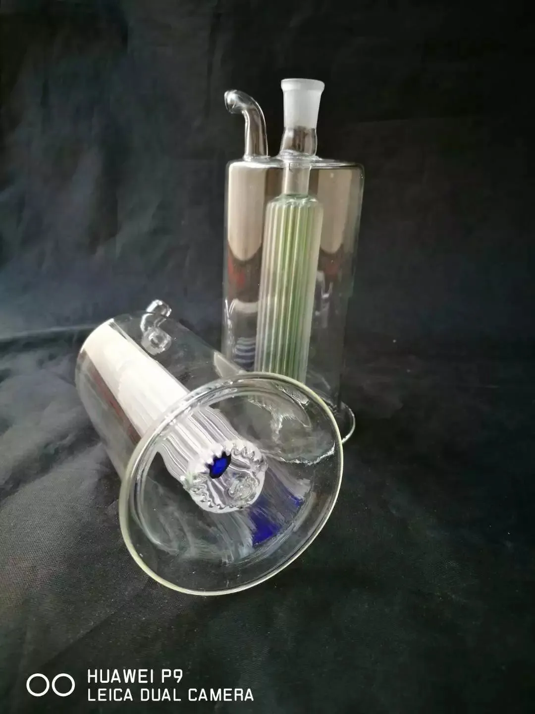 Accessori bong in vetro con gancio acqua filtrante Accessori bong in vetro all'ingrosso, narghilè in vetro, fumo pipa ad acqua spedizione gratuita