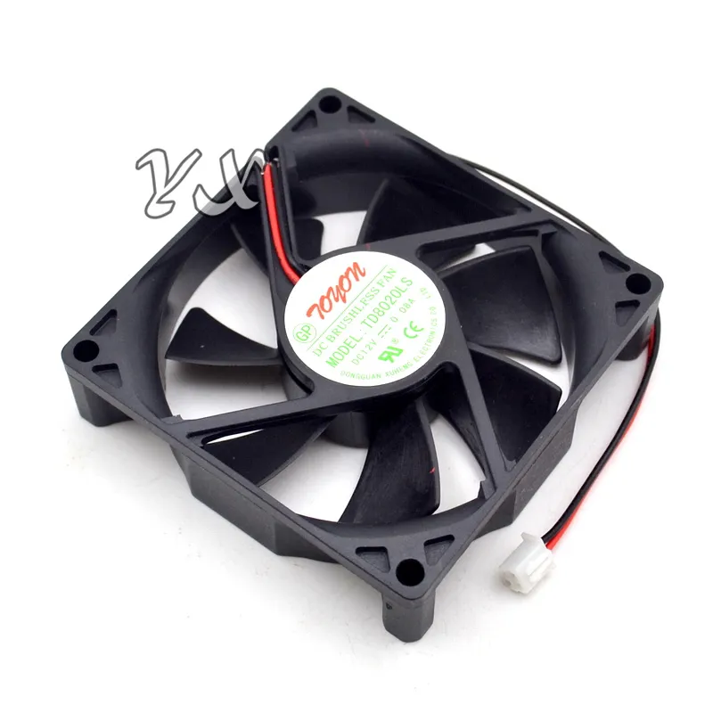 Nouveau distributeur de ventilateur original TD8020LS 12V 0.08A 8CM ventilateur silencieux 80*80*20 MM