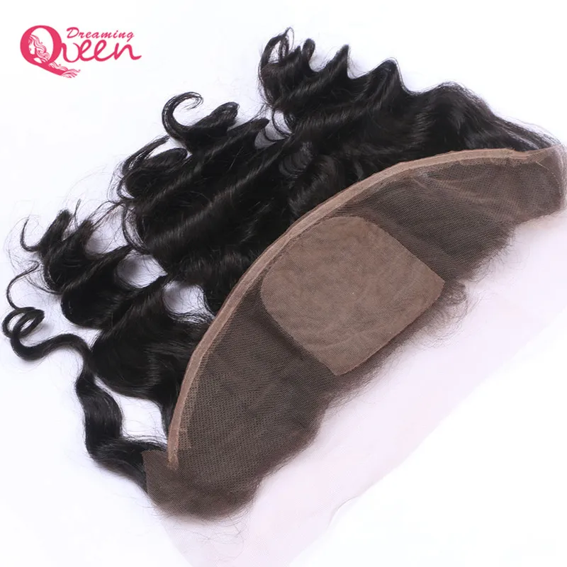 Peruvian Loose Wave Silk Base Lace Frontal Closure Virgin Human Hair Preplucked 13x4 Ear to Ear Middle Three Part Lace Closu6072534