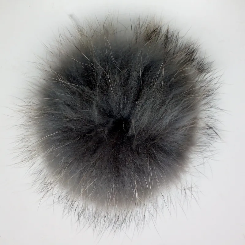 13cm size Raccoon fur pom poms Fashion Accessories Soft Ball for winter hats shoes bags cap with fast delivery