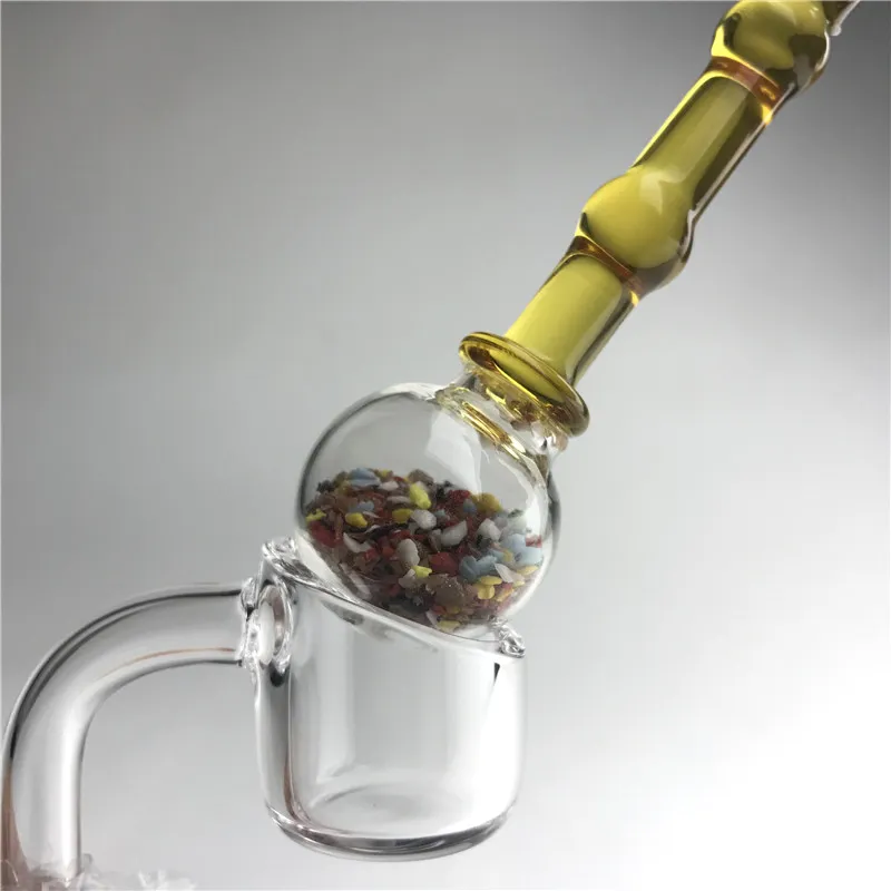 5 Inç Cam Dabber Aracı Renkli Kalın Pyrex Buharlaştırıcı Yağ Balmumu DAB Araçları Su Boruları için Sigara Karbonhidrat Cap Su Boruları