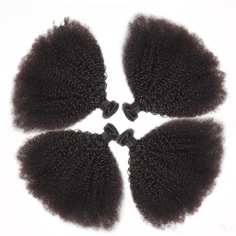 Tanie 9a Virgin Mongols Kinky Curly Hair Bleached Nanots 100% Afro Kinky Curly Human Virgin Hair Bundles Bez zrzucania nr 6110654