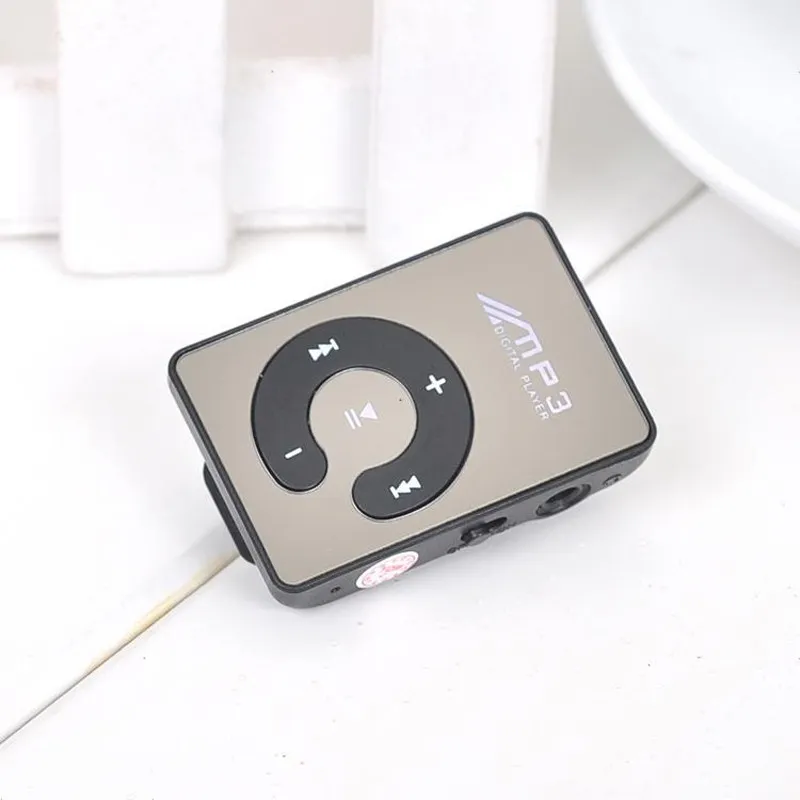 미니 클립 USB 디지털 MP3 플레이어 스포츠 마이크로 SD TF 카드 슬롯 케이블없이 