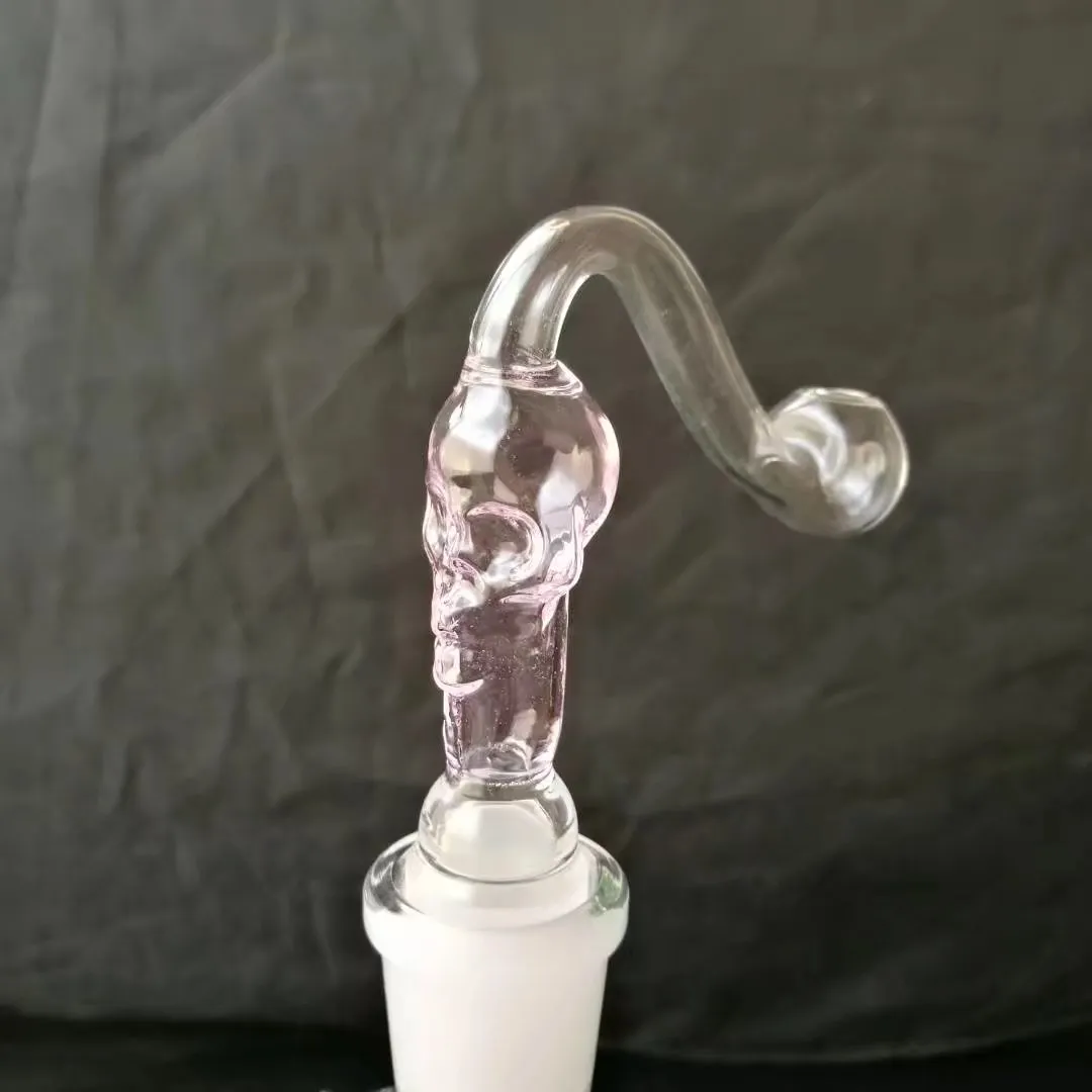 Ben frostat glas Ongs tillbehör, grossistglas bongs tillbehör, glaskap, vattenrör rökfri frakt