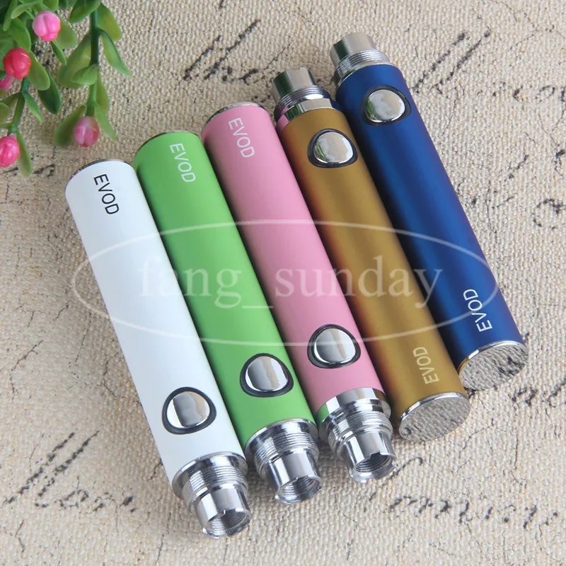 Clone Kangertech EVOD Vaporizer Battery Dab Wax Vape Pen 650 900 1100mAh & USB Charger fit Glass Oil Cartridges CE4 CE5 MT3 H2 Atomizer