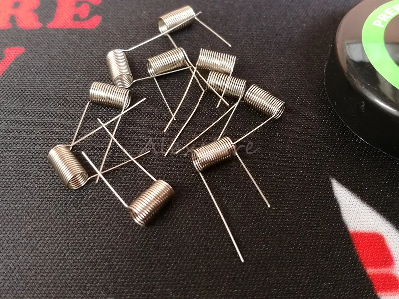 NI200 Résistance de fil Ni 200 bobines pré-construites en nickel bobine pré-construite AWG 26g 28g jauge Ni-200 pour contrôle de température TC Mod 10 pièces/boîte