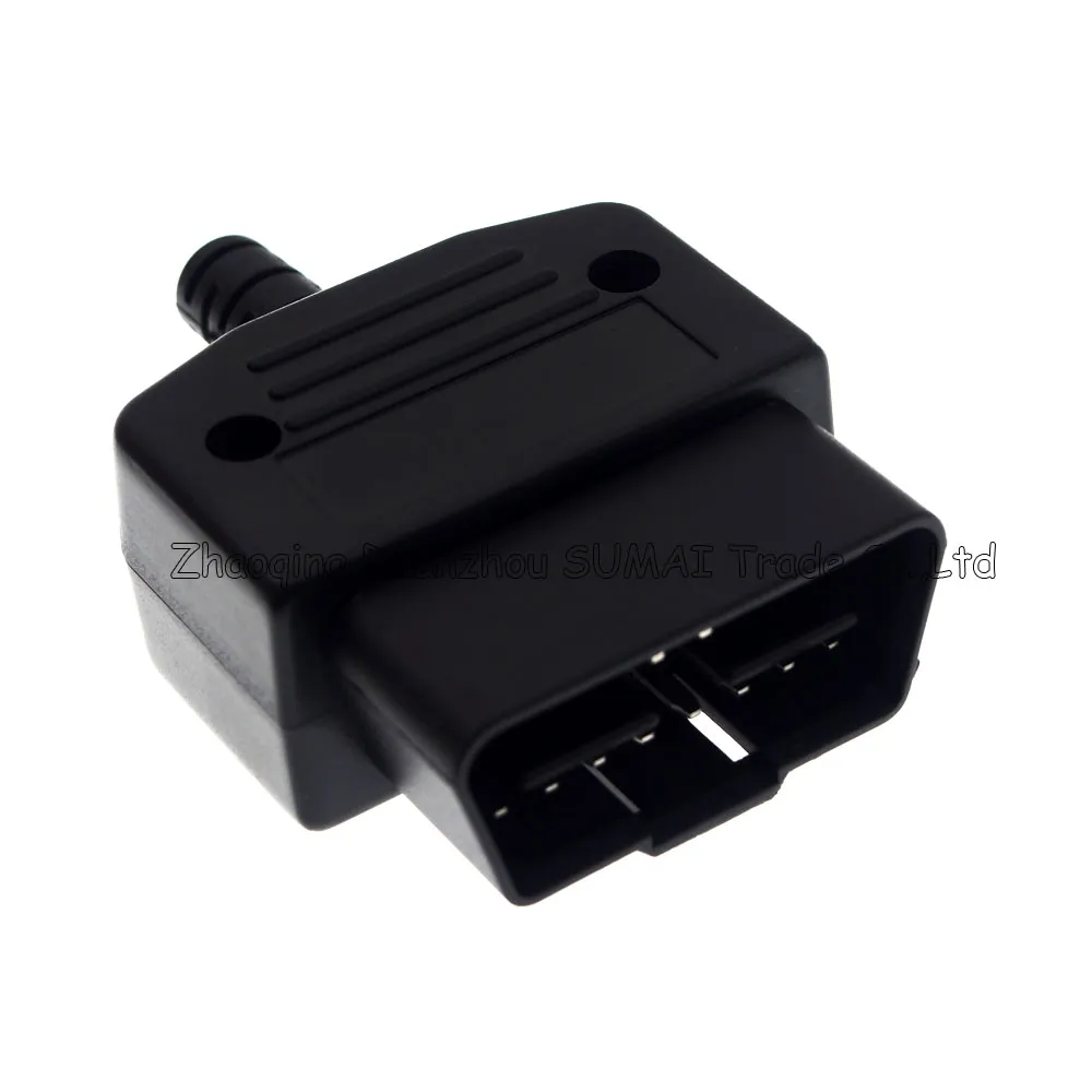 Connettore maschio OBD2 24V a 16 pin test ECU OBD2/diagnosi automobilistica, connettore OBD tipo Bar Gap 16P