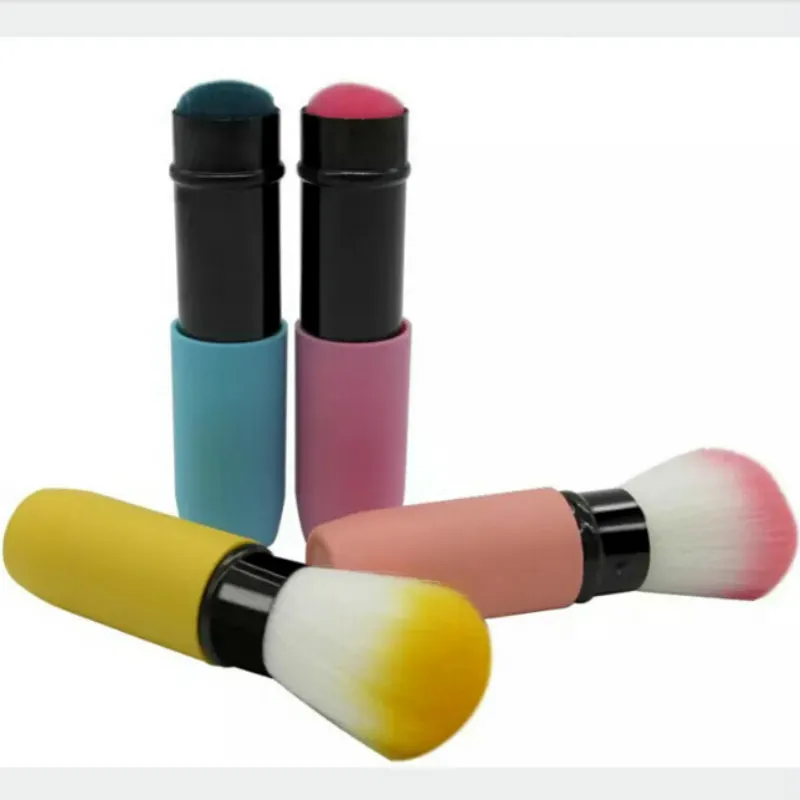 Pinceau de maquillage rétractable Portable, brosse à Blush, cosmétique réglable pour le visage, Kabuki, pinceaux flexibles pour mélange de maquillage