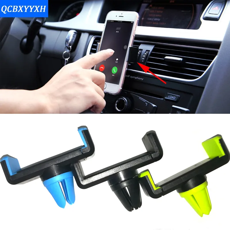 Uchwyt na telefon samochodowy 360 Obróć uniwersalny regulowany uchwyt samochodowy dla iPhone 7 Samsung Air Vent Count Stand Car dla akcesoriów iPhone