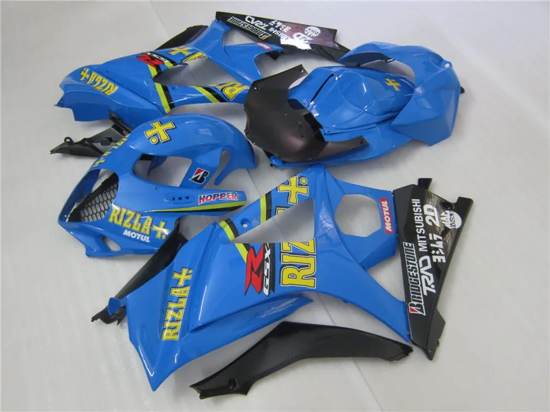 hot sale mold fairing kit for Suzuki GSXR1000 2007 2008 blue black fairings set GSXR1000 07 08 OT49