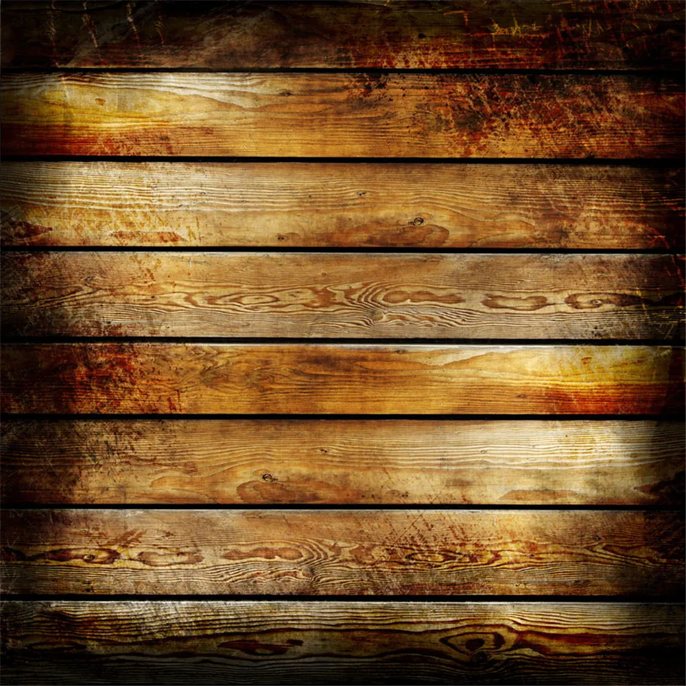 Vintage Wooden Boards Photo Backgrounds Baby Newborn Studio Photoshoot Wallpaper Props Kids Children Vinyl Backdrops for Photography Brown