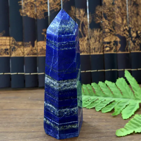 about60g Natural beautiful lapis lazuli QUARTZ CRYSTAL DT WAND POINT HEALING270O