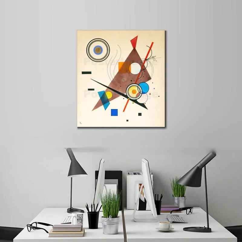 Arte de la lona de Wassily Kandinsky Paintings Komposition Reproduction pintado mano de alta calidad