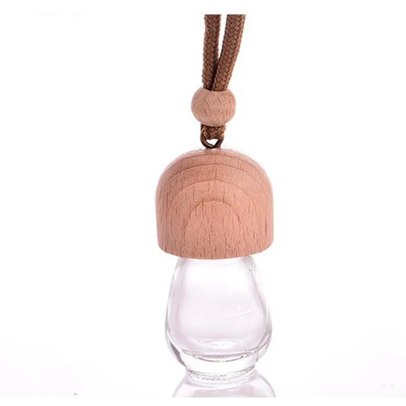 Fast Shipping 8ML Refillable Perfume Essential oil Doll Beauty Bottles Car Decoration Car perfume Bottles pendant F201728