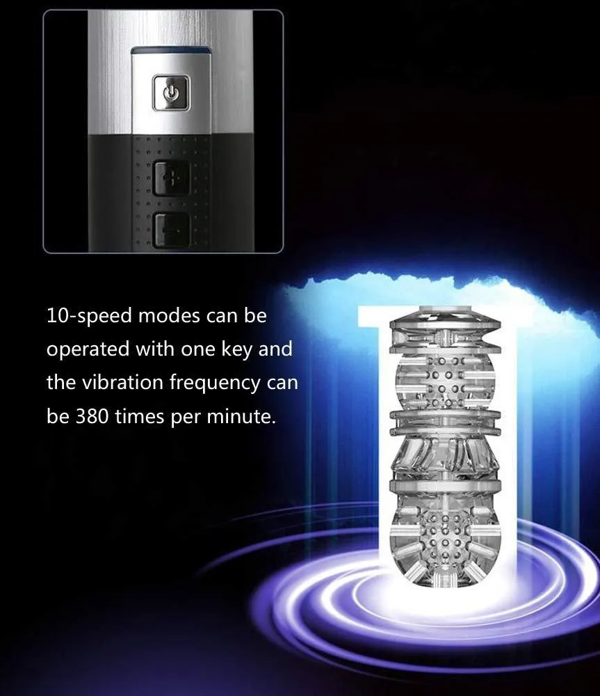 Leten Piston USB Charged Retractable Electric Male Masturbator with 0-380/Minute  Thrust Speed, Diameter 2.67 Inch from Dhgate Masturbators - price 65.99