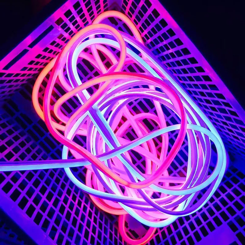 New Arrival LED Neon Sign Flex Rope Light PVCflexible Strips Indoor/Outdoor Flex Tube Disco Bar Pub Christmas Party Decoration