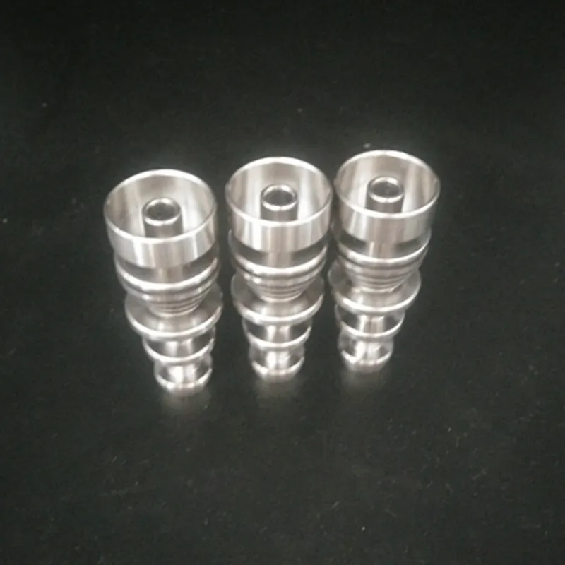 New Universal Titanium Nail 10/14/18mm Female Domelss Titanium Dab Carb CapGlass Bong Water Pipes 