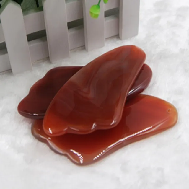 Hot Selling Gua Sha Guasha Skin Massage Traditionell Medicin Natural Jade Agate Scraping Tool Spa Beauty Health Tools