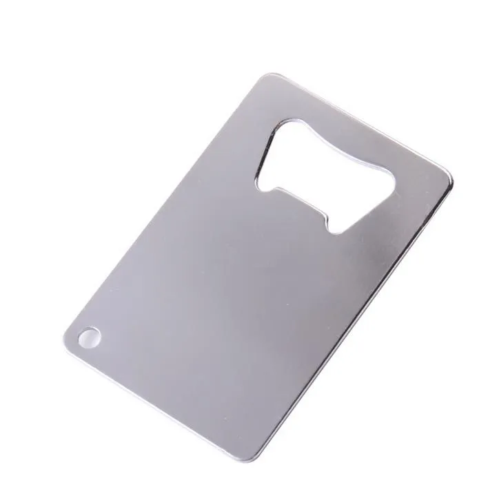 DHL Fedex Wallet Size Stainless Steel Credit Card Bottle Opener Business Card Beer Openers