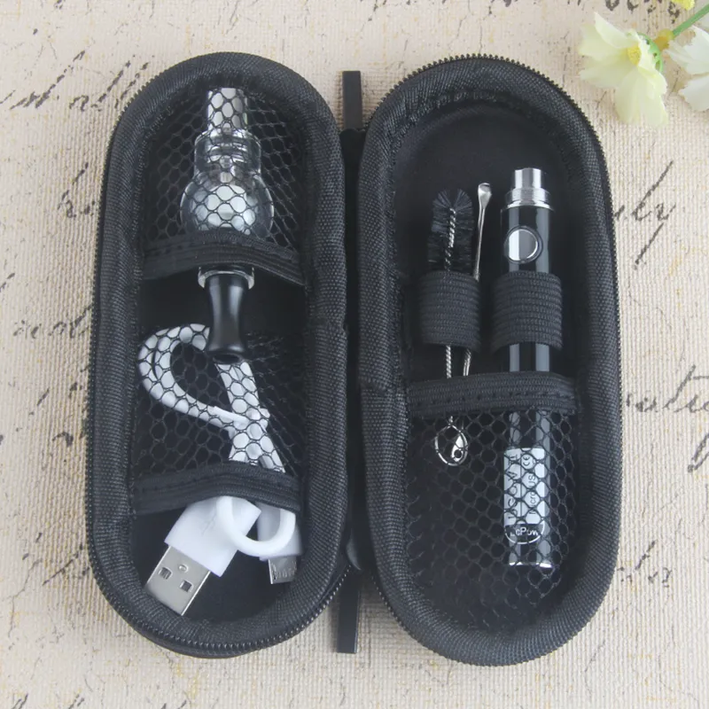 2 Stuks 100% Originele Dab Pennen Vape Kit Wax Pen Pyrex Glazen Bol Droog Kruid UGO-V II 510 Draad Evod USB Vape Batterij E Sigaret Starter Kits