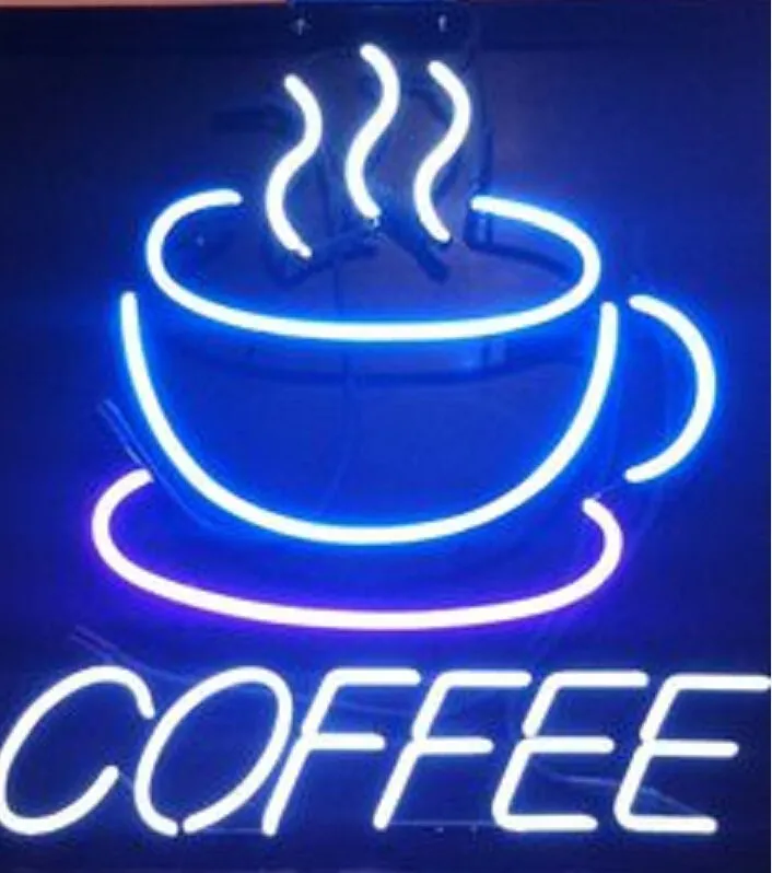 New Espresso Coffee Cafe Shop Open Neon Sign 24"x20" 