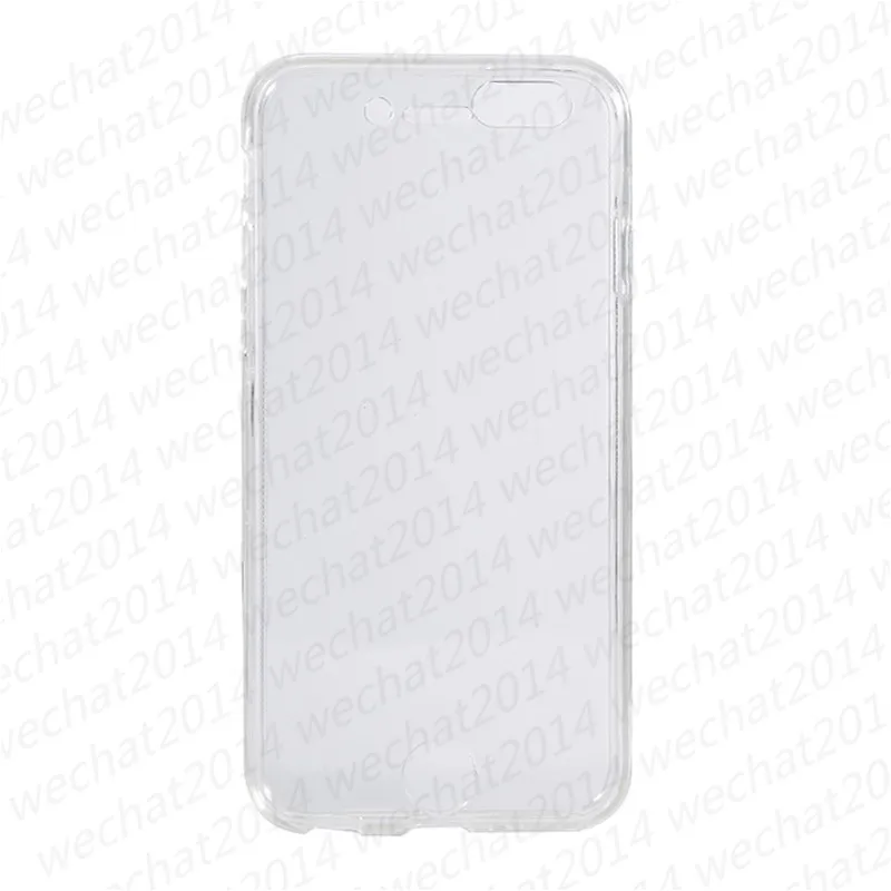 360 Fullständig kroppsskyddande Soft TPU Transparent Case Cover för Samsung Galaxy Note 3 4 5 A3 A5 A7 A8 A9 Frontskärm baksida