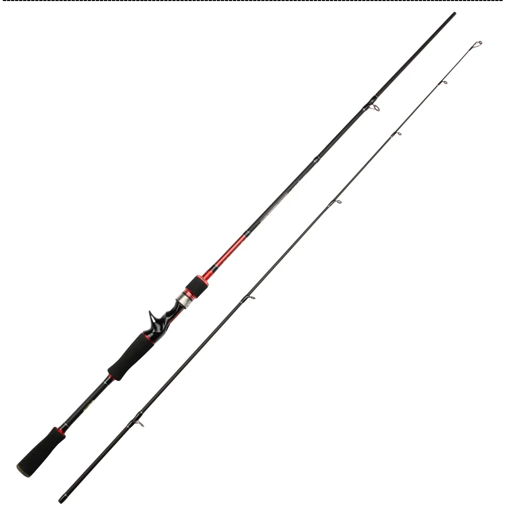 ROSEWOOD 2 1m M Power Ul Spinning Baitcasting Fishing Rod 5-18LB Line Weight Ultra Light Carbon Spinning Rod Bait Caster Rod268K