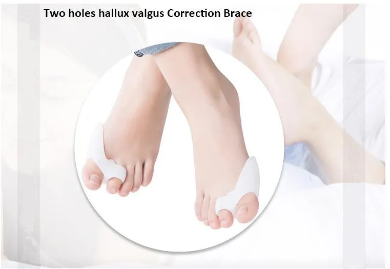 Silicone Gel Foot Fingers Beetle-Crusher Bone Thumb Hallux Valgus Silikon Orthoses Pedikyr Feet Care för en Massage Body Foot Massager