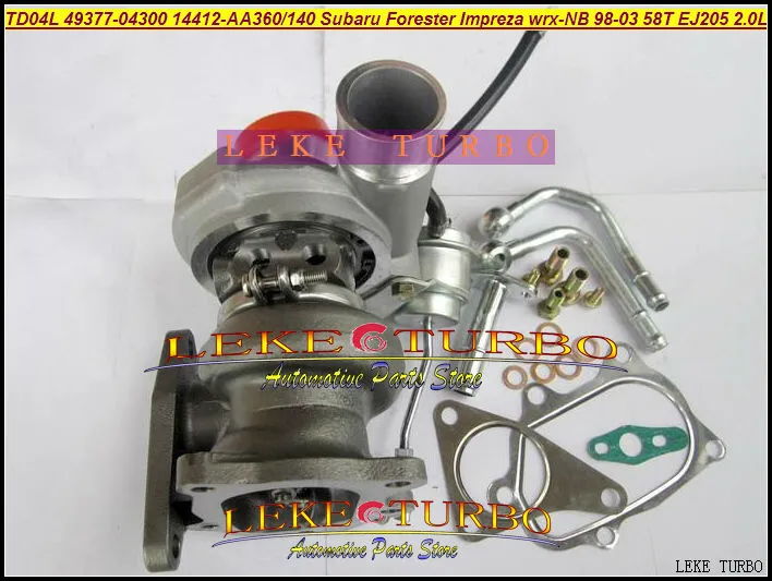 TD04L TD04HL-13T 49377-04300 14412-AA360 14412-AA140 Turbo Turbocharger For SUBARU Forester Impreza WRX-NB 98-03 58T EJ205 2.0L (2)