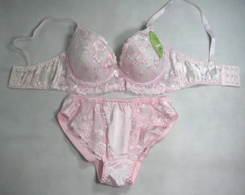 Pure Silk Lacy Underwire Bra Set In Thinly Padded Cup And Saucer 32C 42C  From Kevinqian789, $24.16