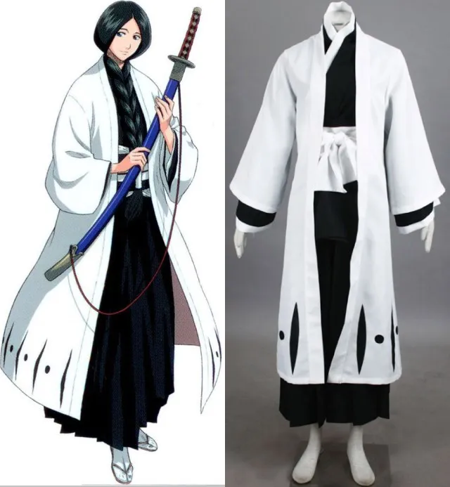 Blekmedel unohana retsu cosplay kostymer