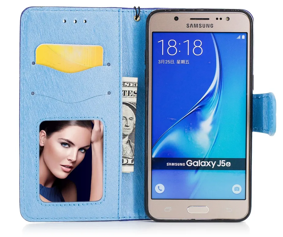 Für Samsung Galaxy J5 2016 2017 Fall Abdeckung Flip Brieftasche Luxus Karte Natürliche Seide Für Galaxy J5 SM-J5108 SM-J530F Fall