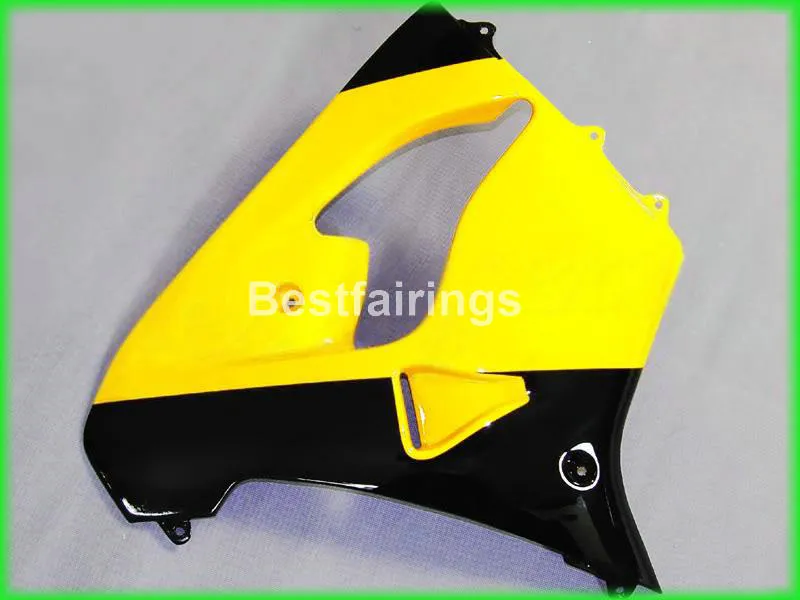 Top-selling plastic fairings for Kawasaki Ninja ZX9R 98 99 yellow black motorcycle fairing kit ZX9R 1998 1999 TY47