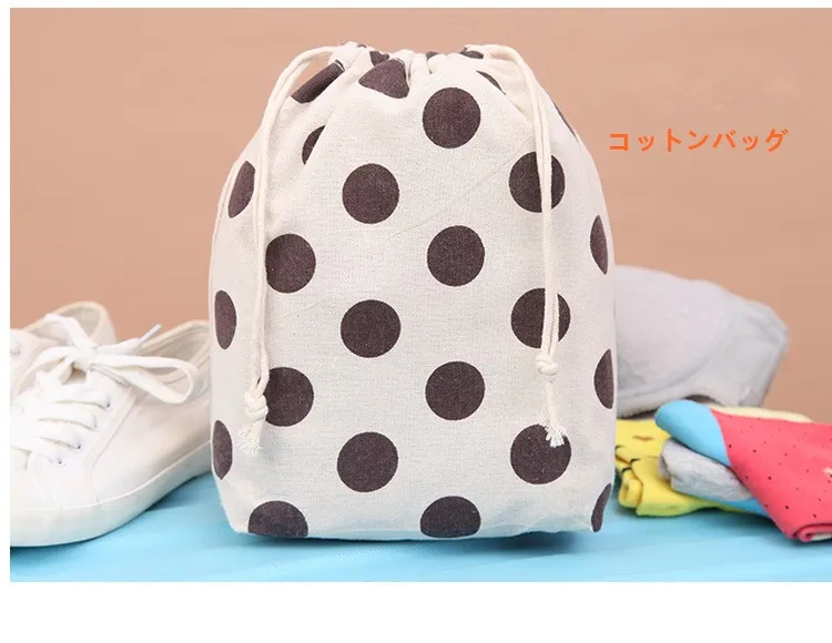 Wholesale Cotton Canvas Drawstring Bag Muslim Style Simple Personality