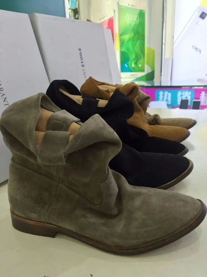 Women Ankle Boots Shoes Biker Boots Women Motorcycle Boots Suede Autumn ...