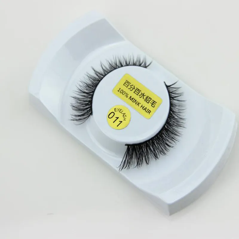 15 Styles #001- #015 100% real mink eyelashes natural long thick false eyelashes fake lashes extensions handmade eyelashes